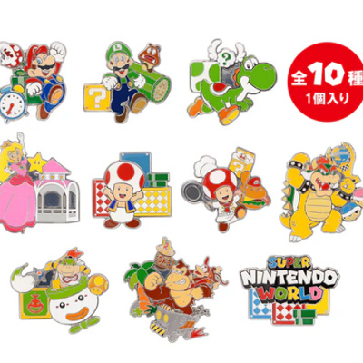 マリオエリア5周年コレクタブルピンバッジ