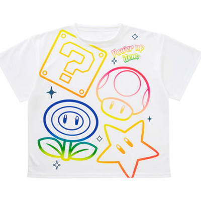 マリオアイテムTシャツ