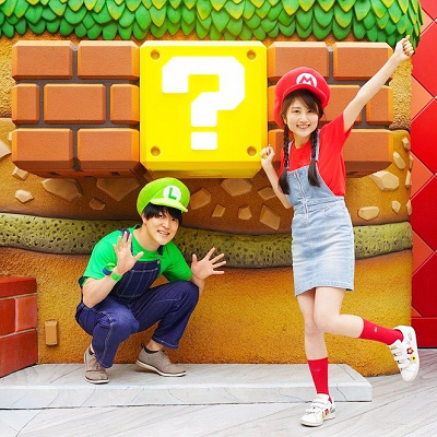 マリオコーデのペアルック