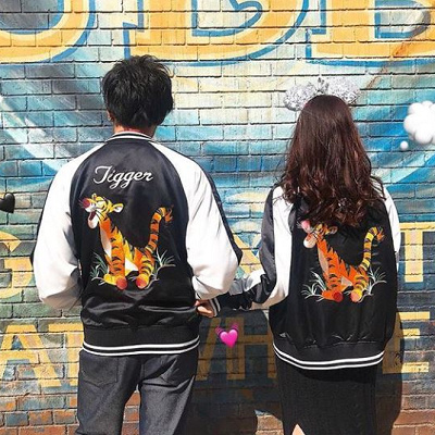 おそろいのスカジャン