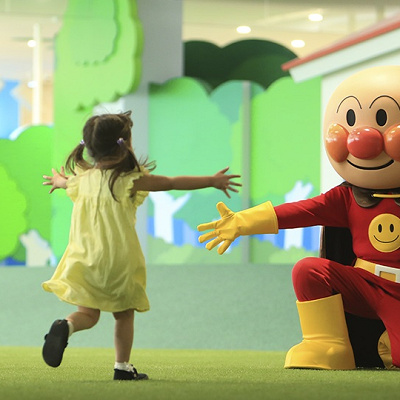 本物のアンパンマンに会える！