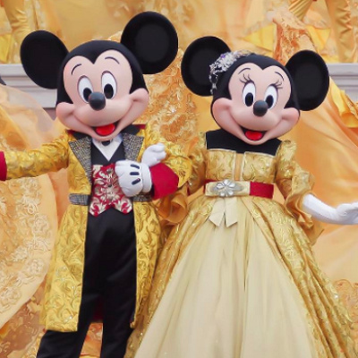 上海のミッキーとミニー