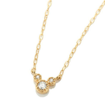 ミッキーアイコンネックレス