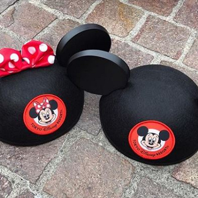 ミッキー&ミニーのワッペンがポイント☆