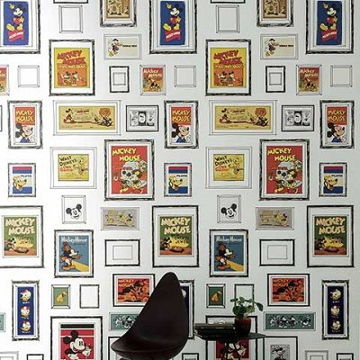 ミッキー／フレームアートの壁紙