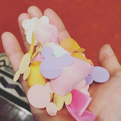 ミッキーのフラワーシャワー