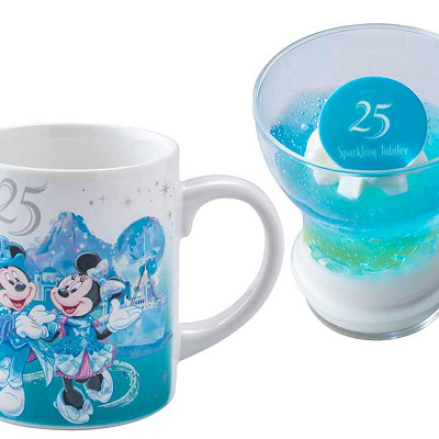 ミルクムース＆アップル・ソーダゼリー、スーベニアカップ付き