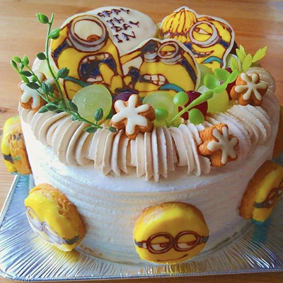 ミニオン手作りコーヒーケーキ