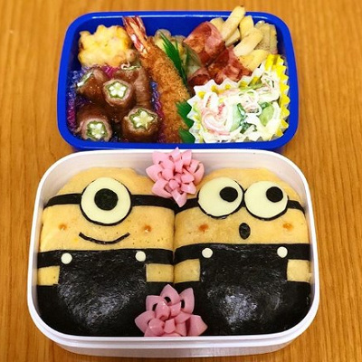 ミニオンオムライス弁当