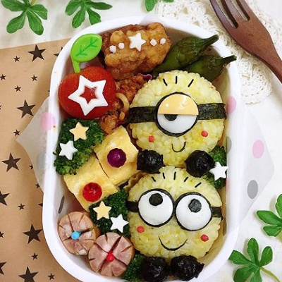 ミニオンおにぎり弁当