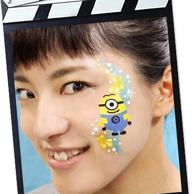 ミニオンズのフェイスペイント♪