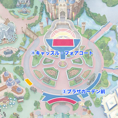 ミニー＠ファンダーランドのプレミアアクセス対象エリア