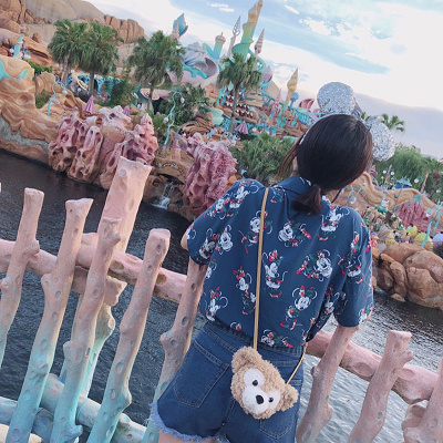 ミニーマウスアロハシャツコーデ③