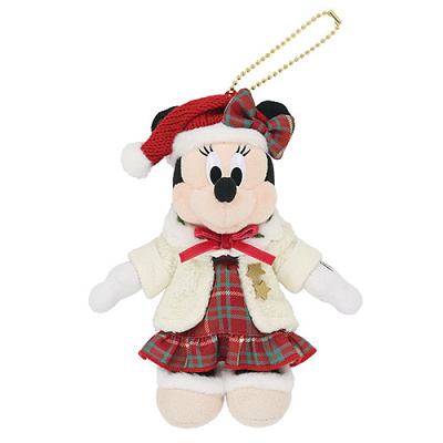 ミニーぬいぐるみバッジ(クリスマスグッズ2026)