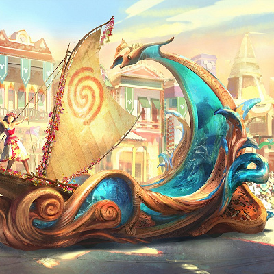 モアナのフロート