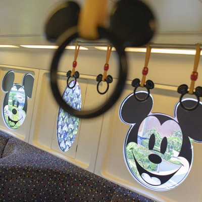 モノレールの内装