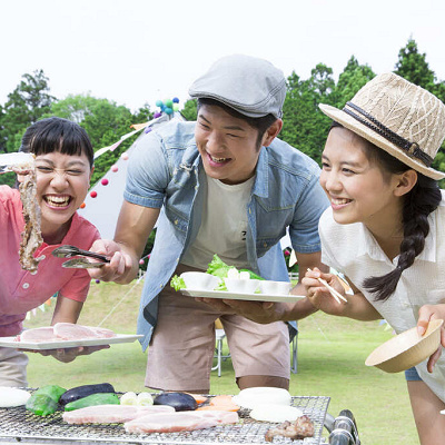 マザー牧場のBBQ