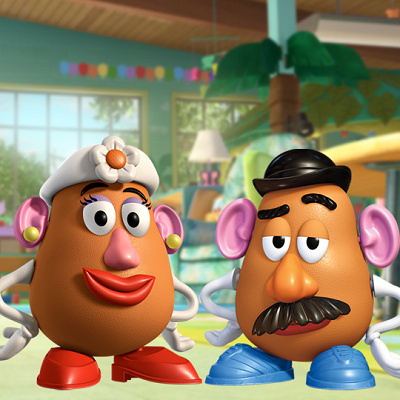 映画「トイストーリー」に登場する「ミスターポテトヘッド」