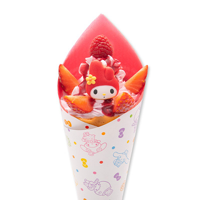 マイメロディのダブルベリークレープ