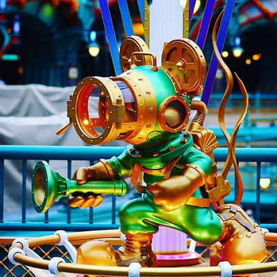 ミステリアスアイランドのハピエストミッキースポット