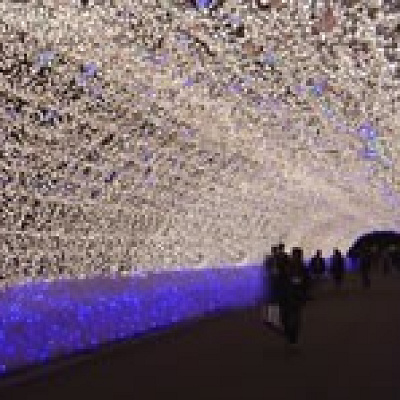 なばなの里　光のトンネル