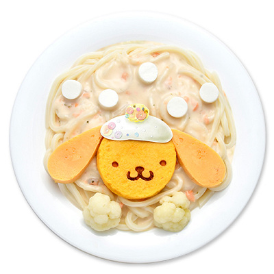わんぱくプリンの雪あそびクリームうどん