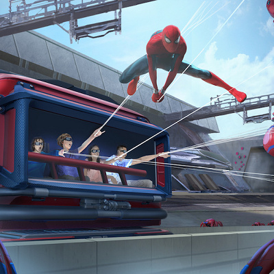 スパイダーマンの新アトラクション