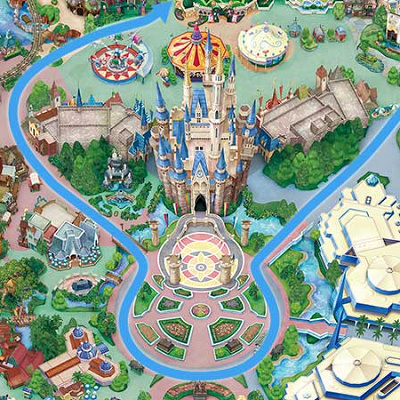 ナイトフォール・グロウのパレードルート