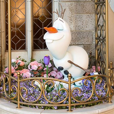 オラフのデコレーション