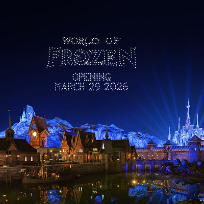 2026年3月29日、パリディズニーにワールド・オブ・フローズンエリア誕生