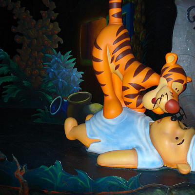 ティガー初登場のワンシーン