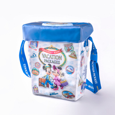 バケーションパッケージのオリジナルスーベニアポップコーンケース