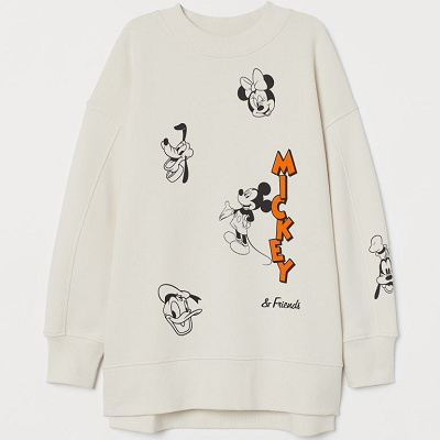 オーバーサイズスウェットシャツ