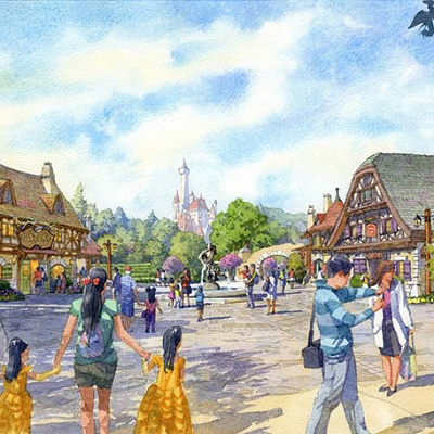 美女と野獣エリアの一部