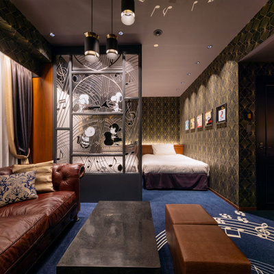 ピーナッツジャズルームのベッドルーム