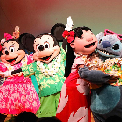 ステージ上の写真