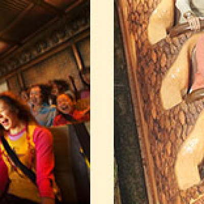 アトラクション中の写真