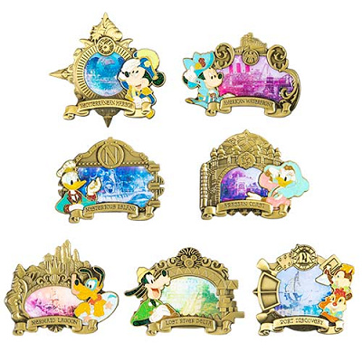 ピンバッジ（ディズニーシー20周年グランドフィナーレグッズ）