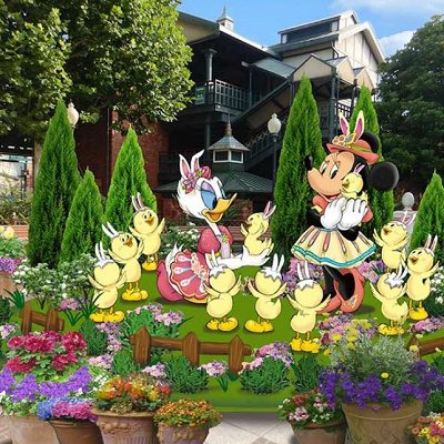 ミニー＆デイジーと戯れるピヨ♡