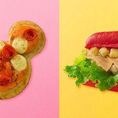 ピザとホットドッグ