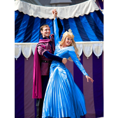 ブルードレスのオーロラ姫