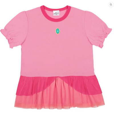 ピーチ姫のキッズTシャツ
