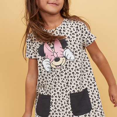 プリントワンピース