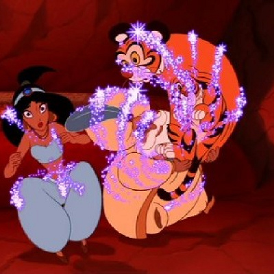 ラジャーの顔がミッキーに