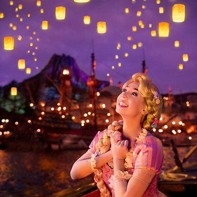 ラプンツェルランタン撮影