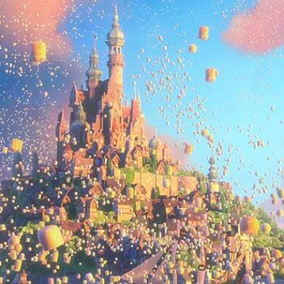 「塔の上のラプンツェル」のお城