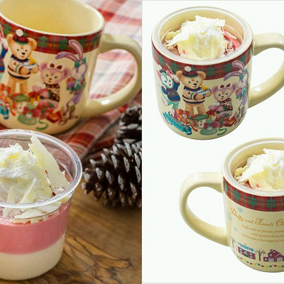 ラズベリー＆ホワイトチョコムース、スーベニアカップ付き