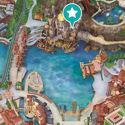 リフレスコスの地図（ディズニーシー）