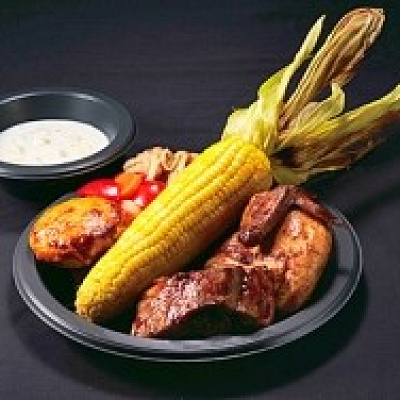 ロティサリー・スモークチキン＆ポークリブ