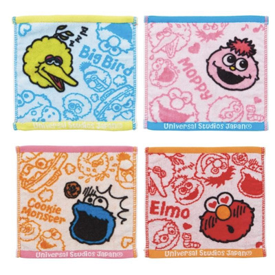 セサミストリートミニタオルセット（4枚）
